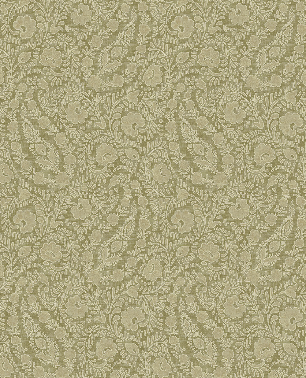 Wallpaper, green, flowers, ornaments, 350654, Amber, Eijffinger