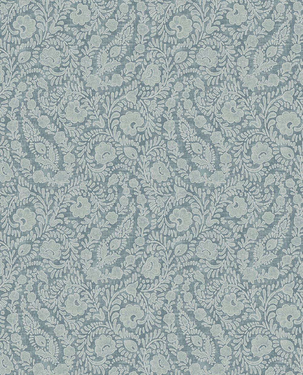 Wallpaper, blue, flowers, ornaments, 350656, Amber, Eijffinger