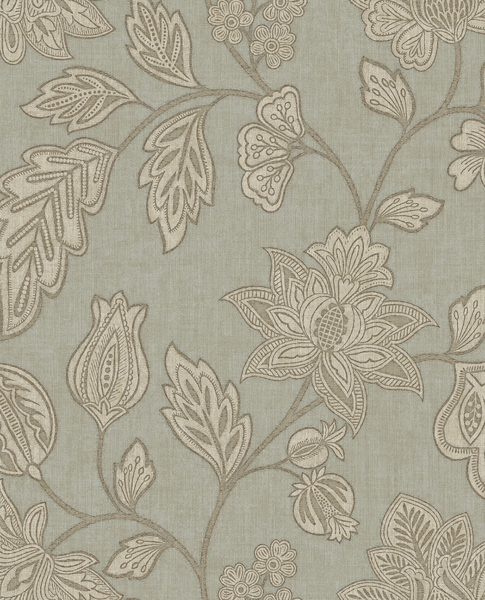 Wallpaper, blue, flowers, 350664, Amber, Eijffinger