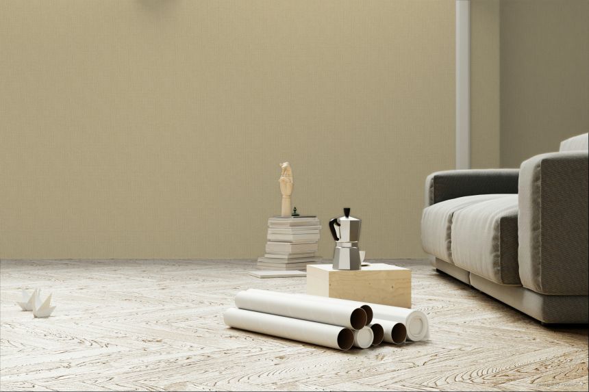 Wallpaper, beige, mat imitation, stripes, 350672, Amber, Eijffinger