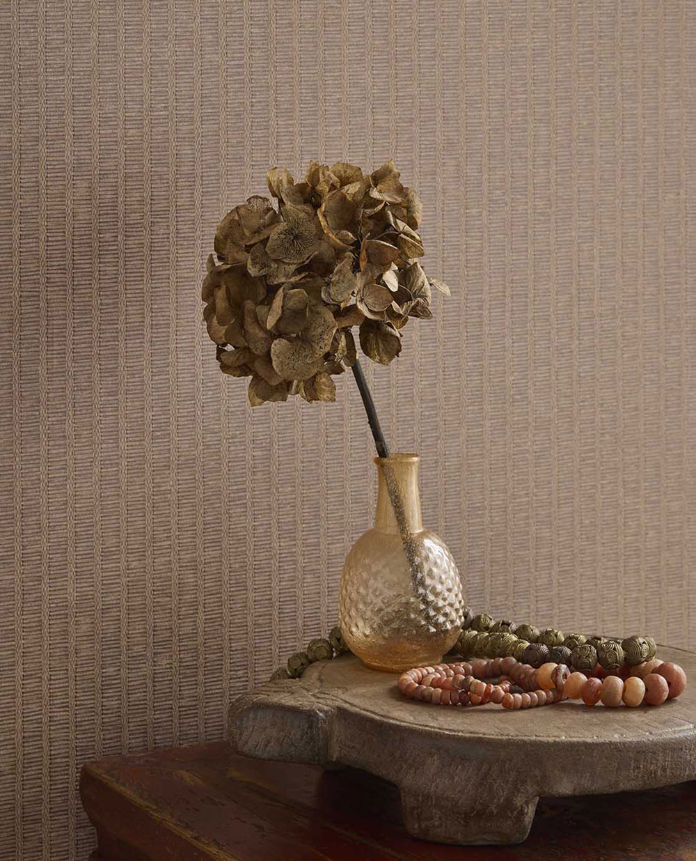 Wallpaper, brown, mat imitation, stripes, 350674, Amber, Eijffinger