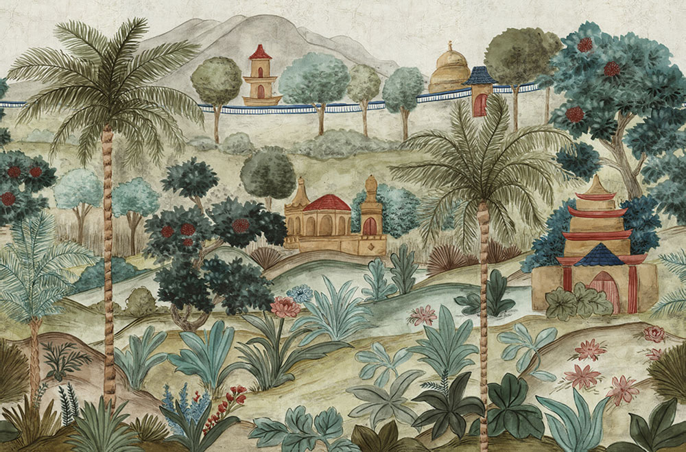 Mural wallpaper, Majestic Garden, 350680, Amber, Eijffinger