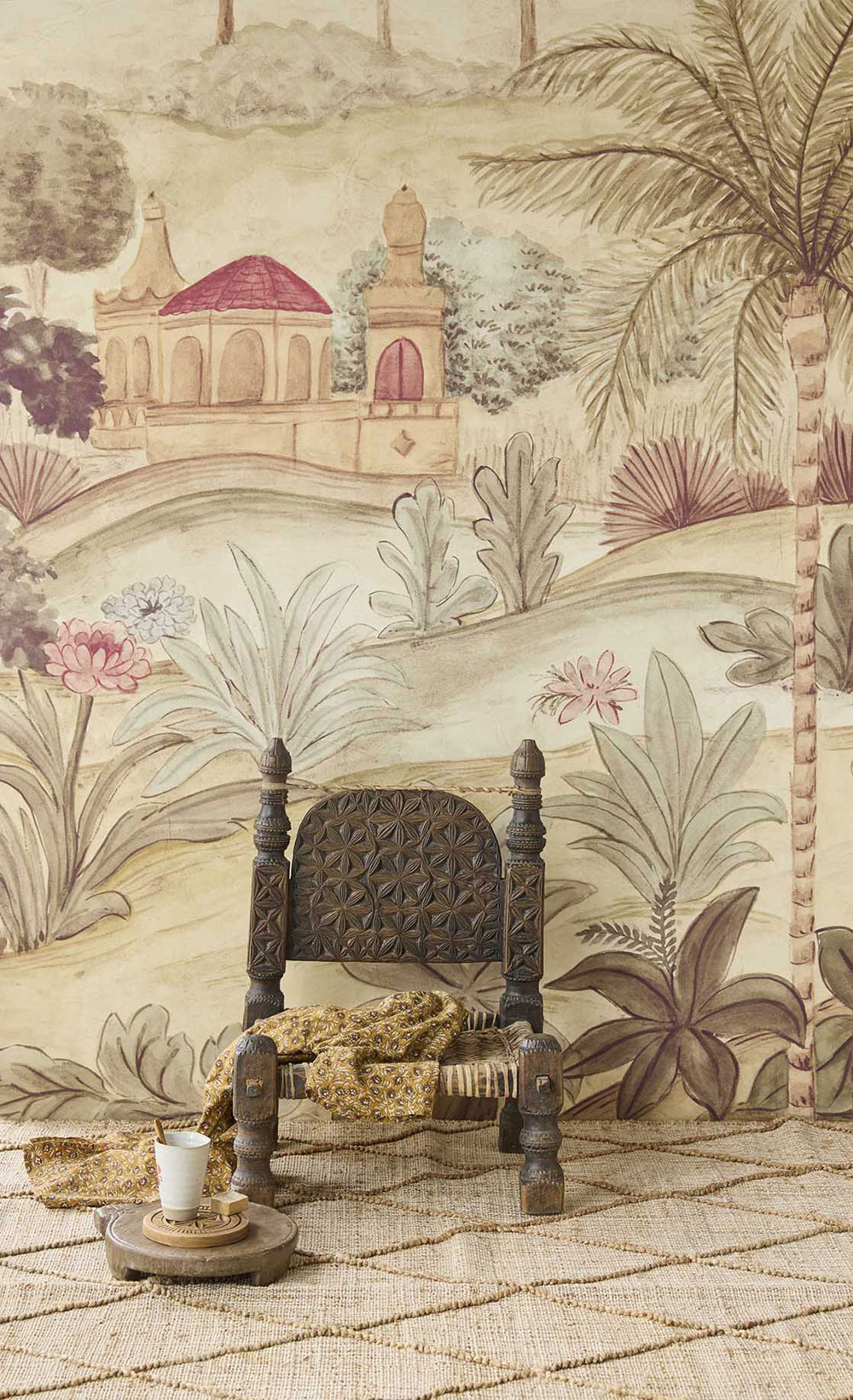 Mural wallpaper, Majestic Garden, 350681, Amber, Eijffinger
