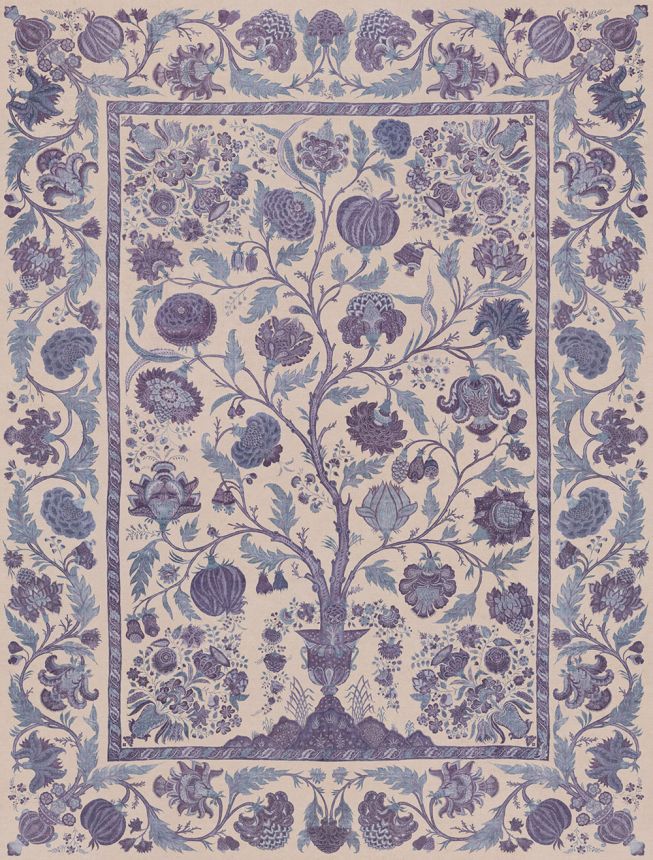 Mural wallpaper, blue, Tree of Life, 350686, Amber, Eijffinger