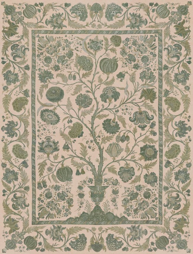 Mural wallpaper, green, Tree of Life, 350687, Amber, Eijffinger