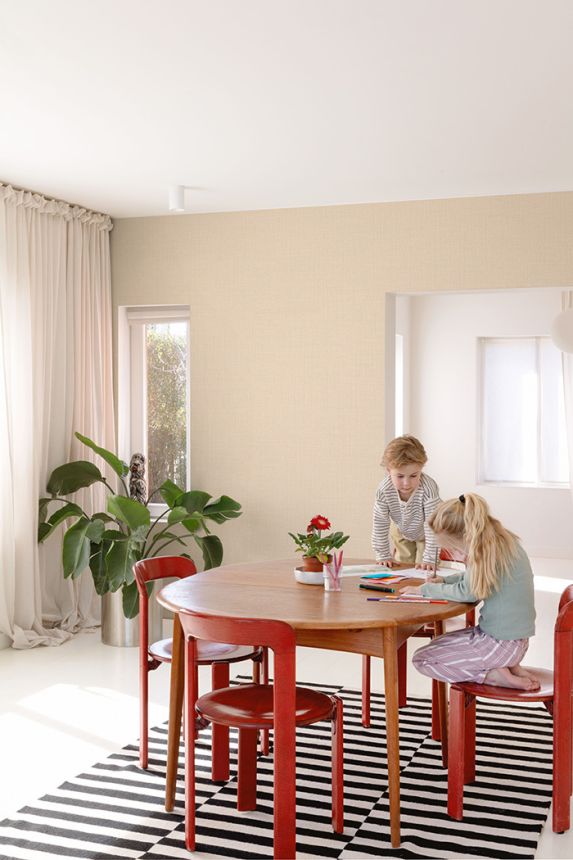 Wallpaper, beige-pink, fabric effect, LD1018, Little Dreamers, Grandeco