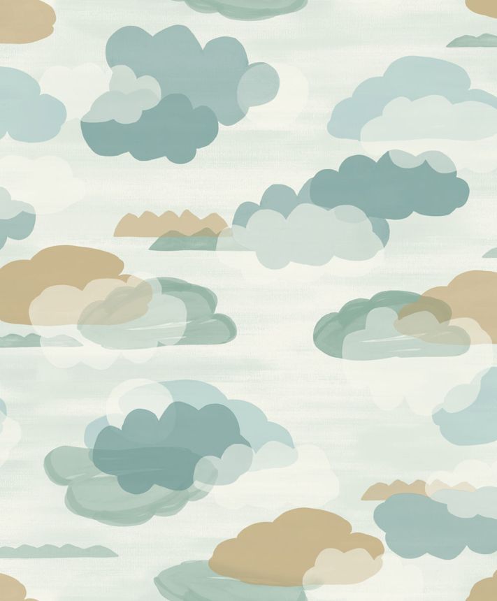 Kids wallpaper, clouds, LD2009, Little Dreamers, Grandeco