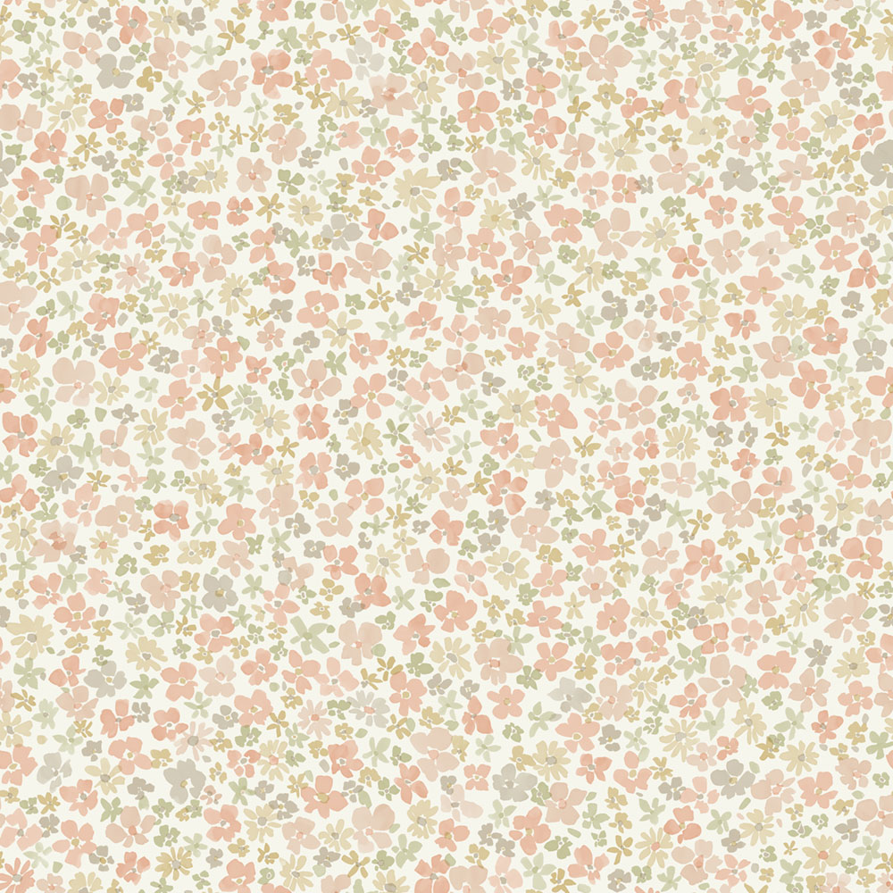 Wallpaper, pink, flowers, LD3018, Little Dreamers, Grandeco