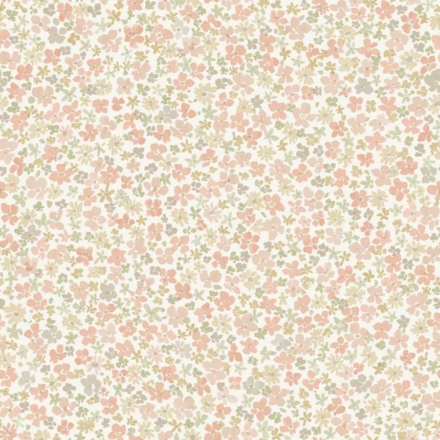 Wallpaper, pink, flowers, LD3018, Little Dreamers, Grandeco