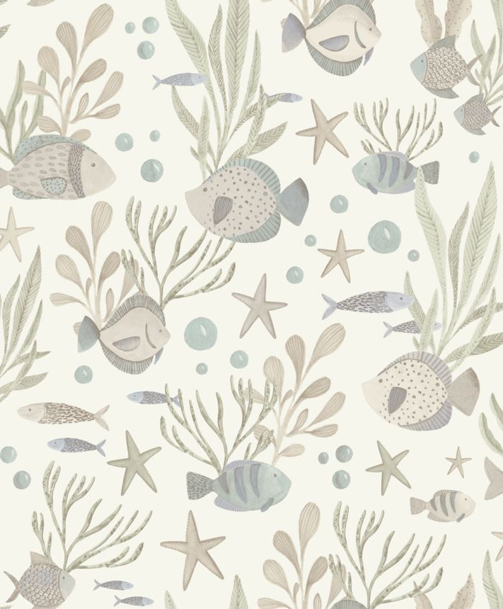 Kids wallpaper, underwater world, LD3301, Little Dreamers, Grandeco
