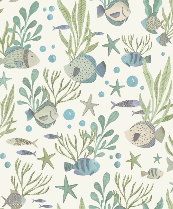 Kids wallpaper, underwater world, LD3309, Little Dreamers, Grandeco