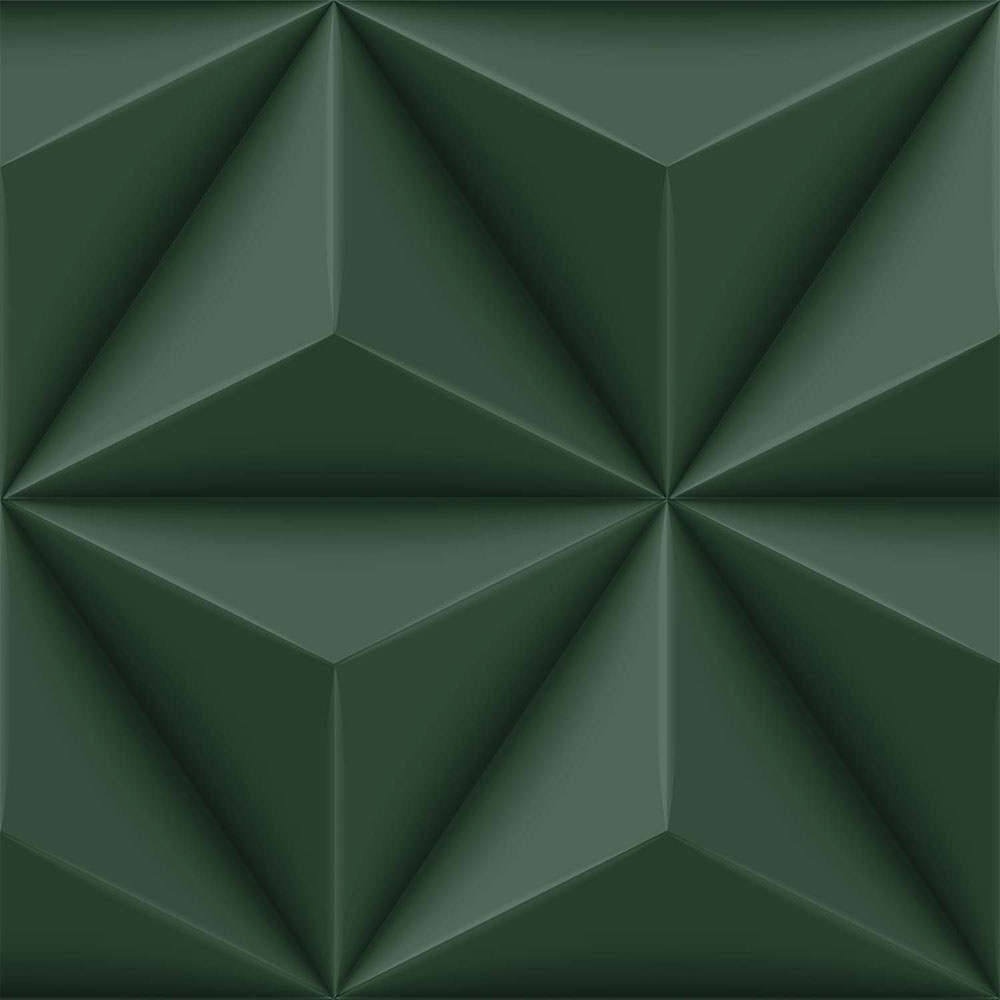 Wallpaper, green, 3D geometric pattern, 347818, 3D Reflections, Origin