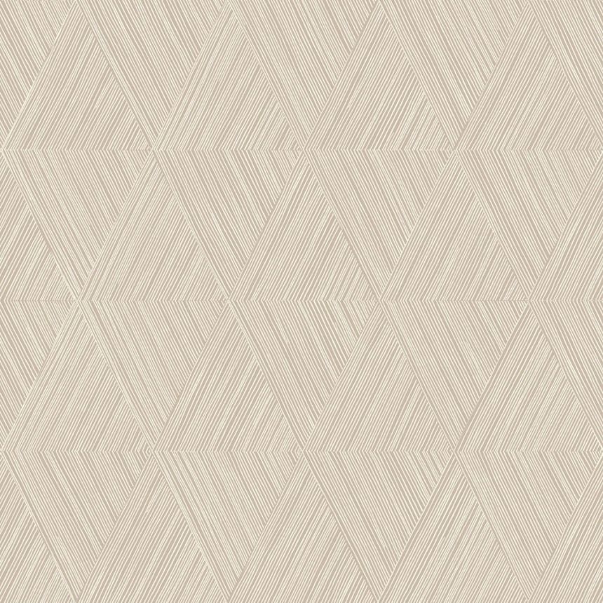 Wallpaper, beige, geometric pattern, 347839, 3D Reflections, Origin