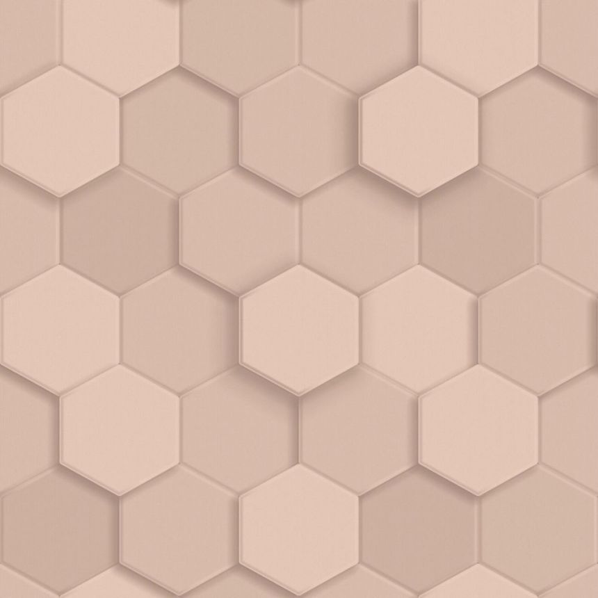 Wallpaper, pink, hexagons, 347849, 3D Reflections, Origin