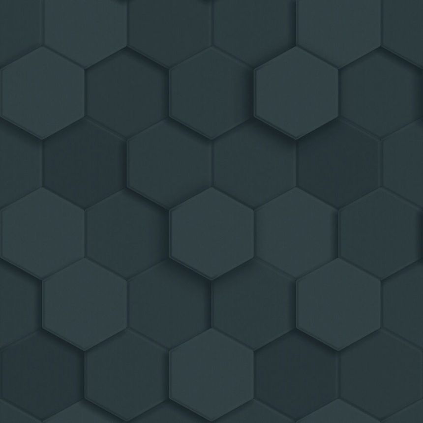 Wallpaper, blue, hexagons, 347853, 3D Reflections, Origin