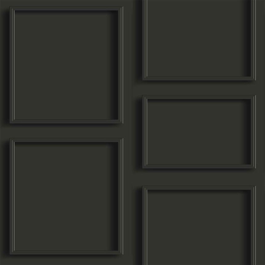 Wallpaper, black, 3D panel effect, 347861, 3D Reflections, Origin
