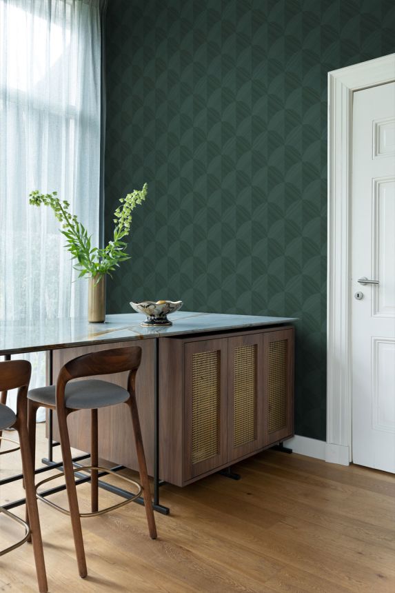 Wallpaper, green, geometric pattern, 347939, 3D Reflections, Origin