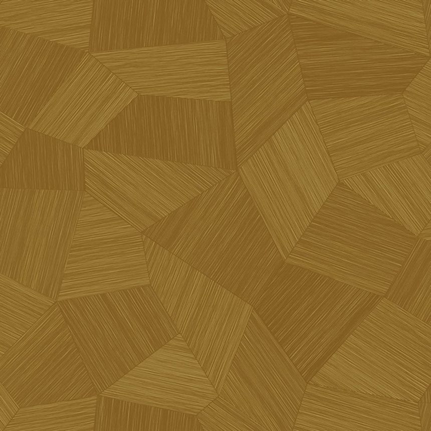 Wallpaper, gold, geometric pattern, 347953, 3D Reflections, Origin