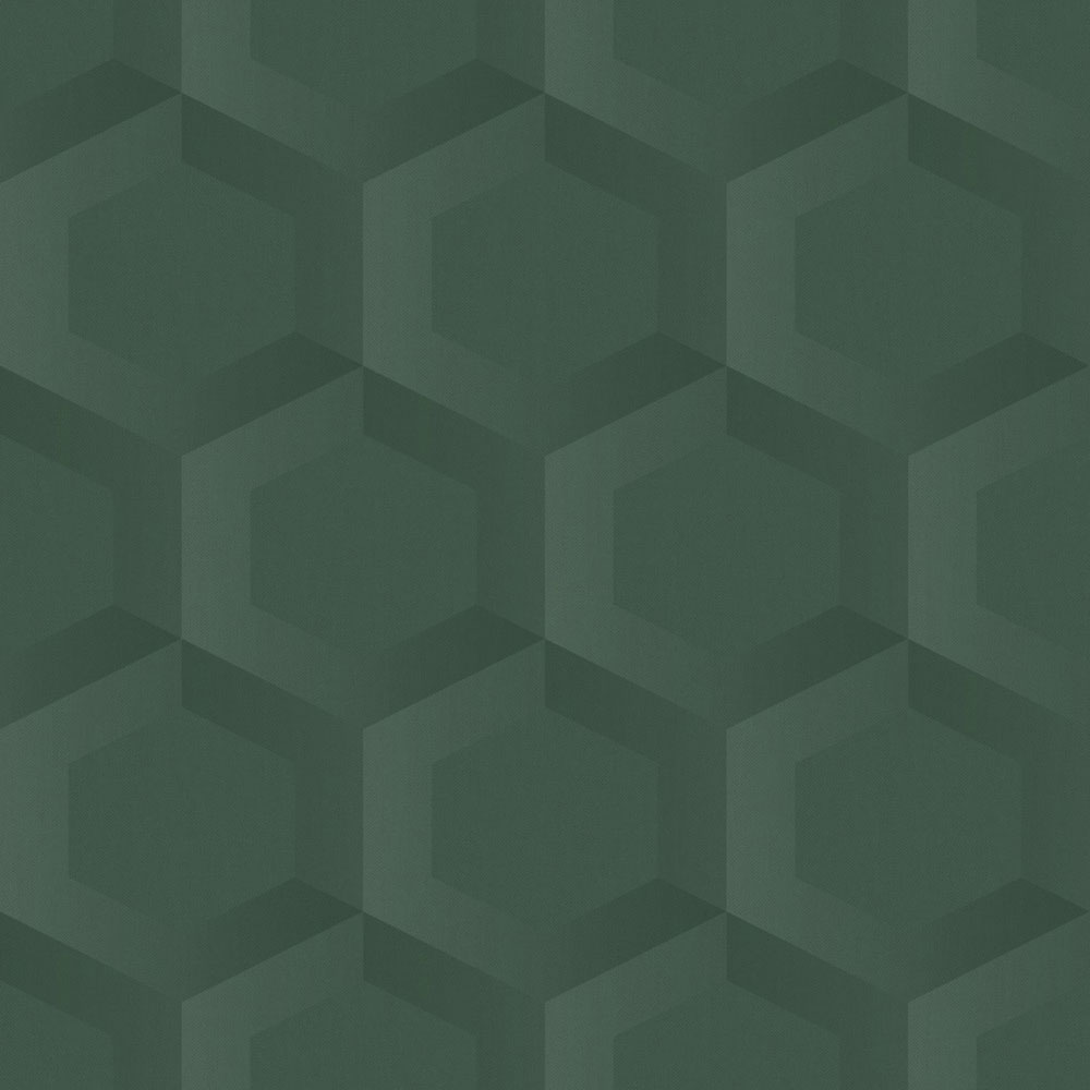 Wallpaper, green, hexagons, 348021, 3D Reflections, Origin