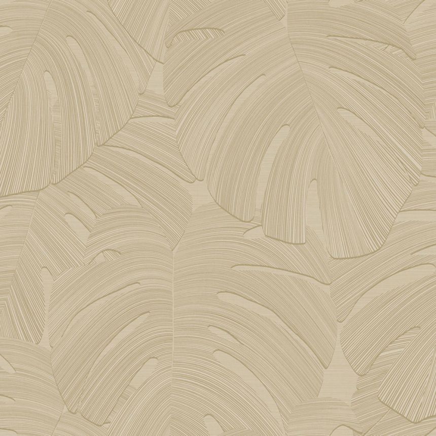 Wallpaper, beige, leaves, 348024, 3D Reflections, Origin