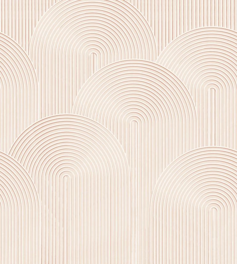 Mural wallpaper, beige, geometric pattern, 357331, 3D Reflections, Origin