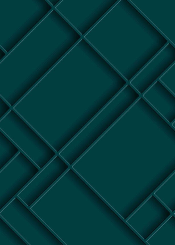 Mural wallpaper, turquoise, panel imitation, 357333, 3D Reflections, Origin