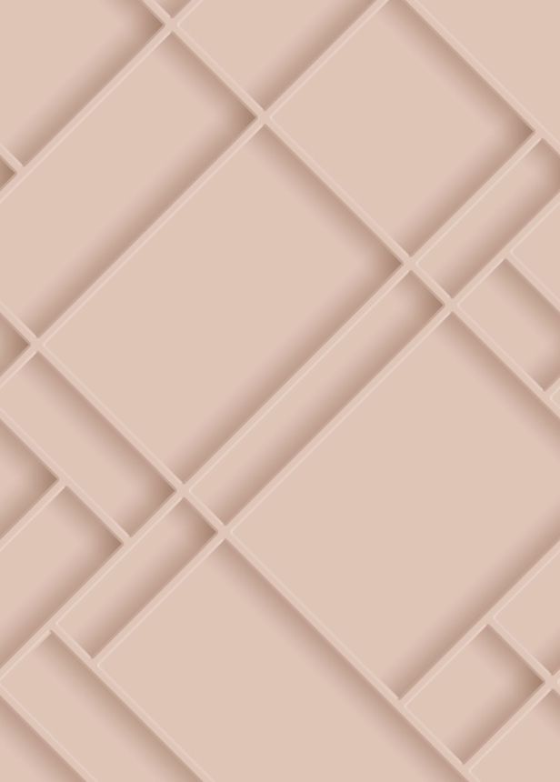 Mural wallpaper, pink, panel imitation, 357335, 3D Reflections, Origin