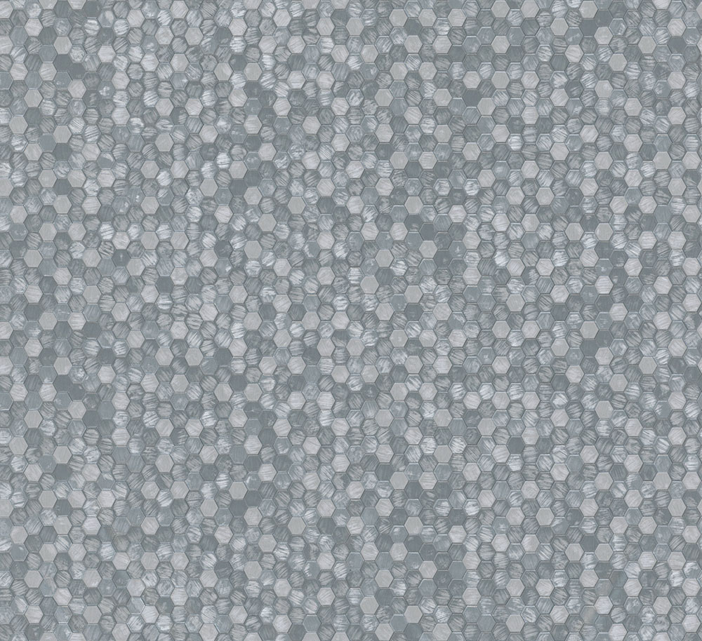 Wallpaper, Silver, Hexagons, 35814, Papis Loveday Fashion Icon, Marburg