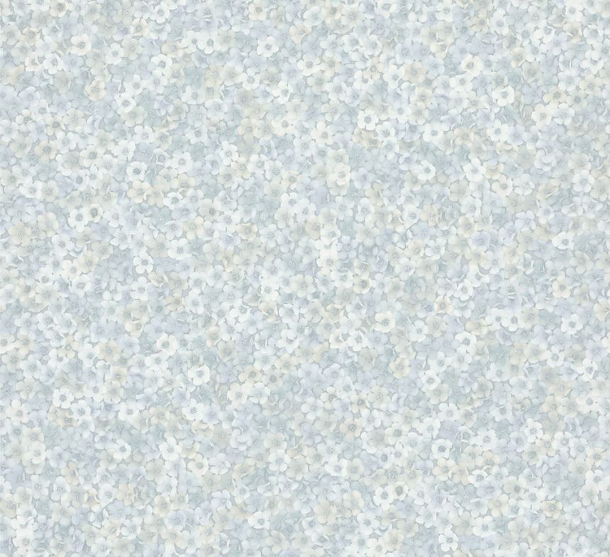Wallpaper, Blue-Green, Flowers, 35841, Papis Loveday Fashion Icon, Marburg