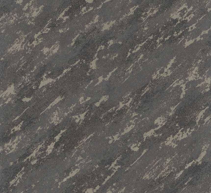 Wallpaper, Black-Gold, Concrete, Stucco, 34905, Eclectic, Marburg