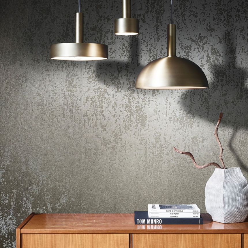 Wallpaper, Grey, Pearls, 34938, Eclectic, Grains & Plains, Marburg
