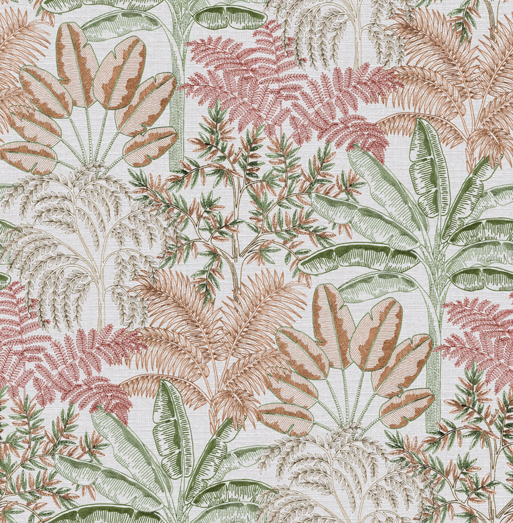 Wallpaper, brown-green, leaves, 127613, Vavex 2027