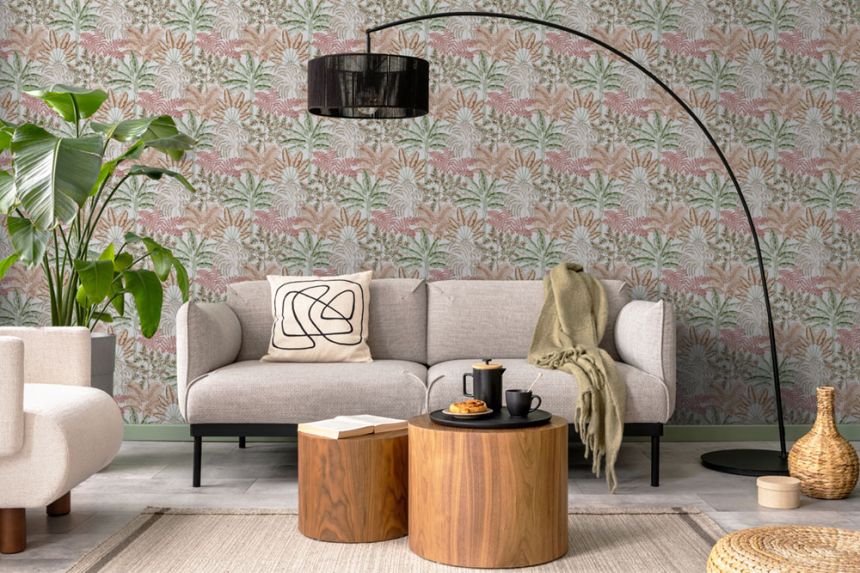 Wallpaper, brown-green, leaves, 127613, Vavex 2027