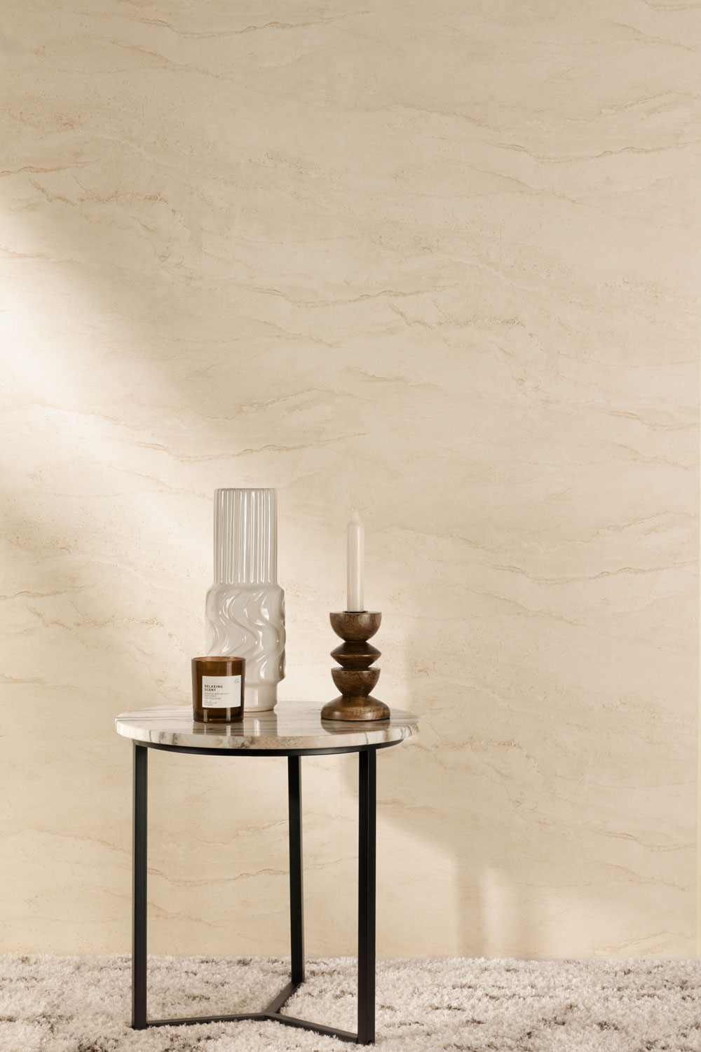 Wallpaper, beige, marble, A77701, Vavex 2027
