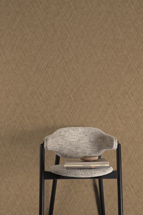 Wallpaper, brown, fabric texture, A78305, Vavex 2027
