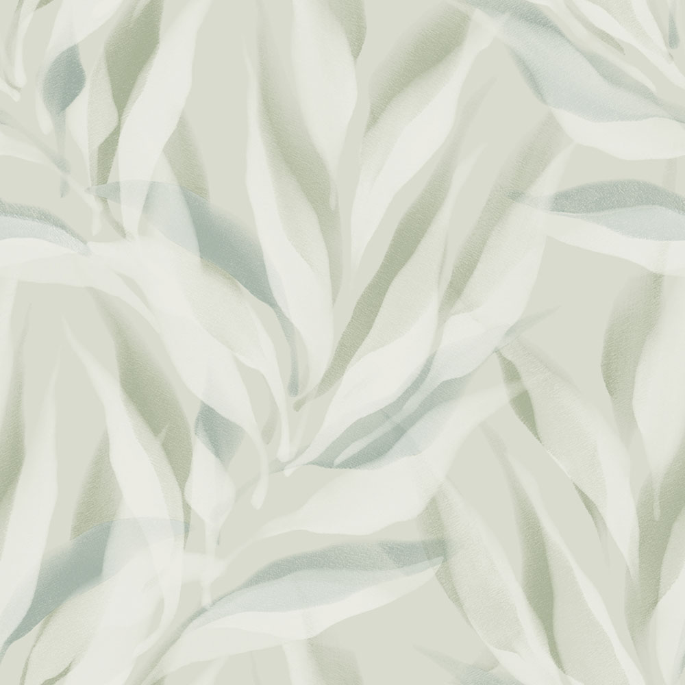 Wallpaper, grey-green, leaves, A76102, Vavex 2027