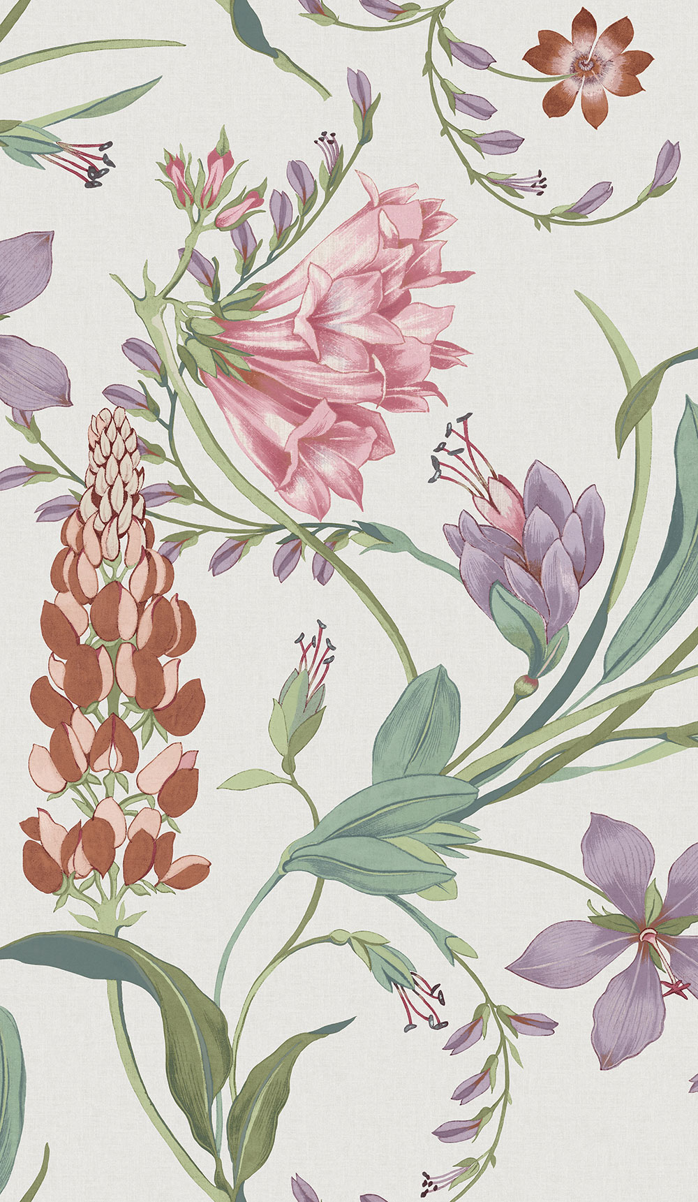 Wallpaper, pink-purple, flowers, 130297, Concerto, Graham Brown Premium