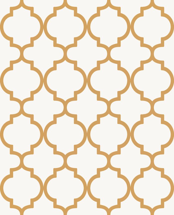 Wallpaper, cream-orange, trellis, grid, 130298, Concerto, Graham Brown Premium