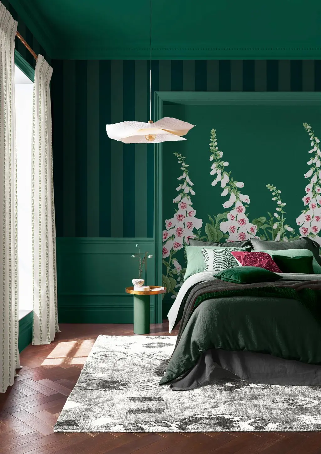 Wallpaper, green, stripes, 131444, Concerto, Graham Brown Premium