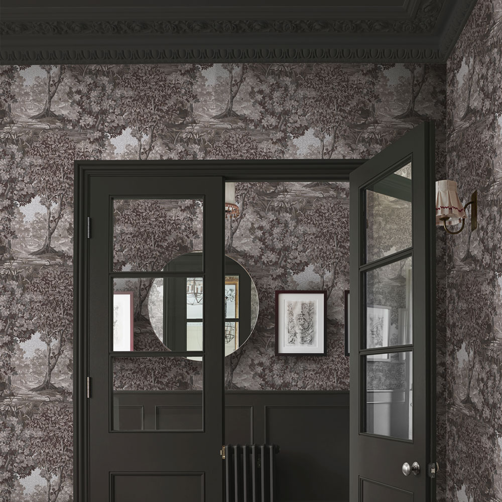 Wallpaper, brown-grey, trees, 127903, Arboretum, Graham Brown Premium