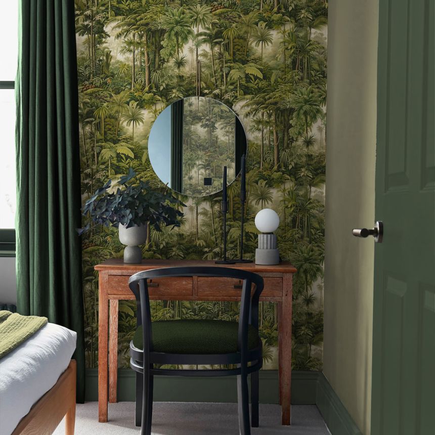 Wallpaper, green, palms, jungle, 127913, Arboretum, Graham Brown Premium