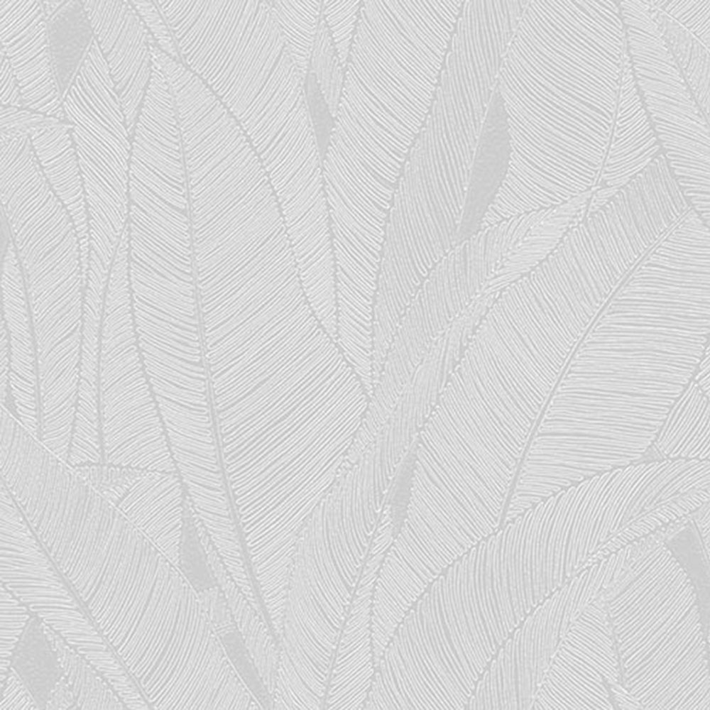 Luxury Wallpaper, Grey-Beige, Leaves, Z16711, Murella 100, Zambaiti Parati