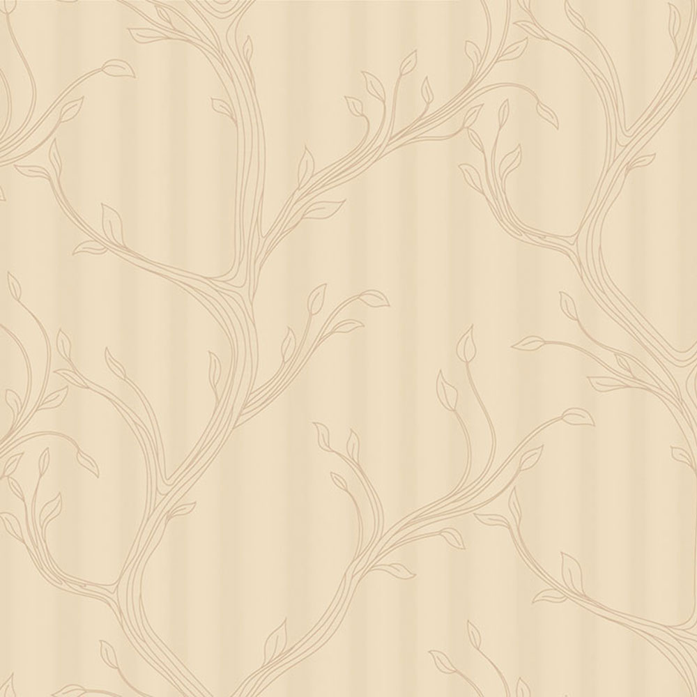 Luxury Wallpaper, Beige, Leafy Branches, Z16716, Murella 100, Zambaiti Parati