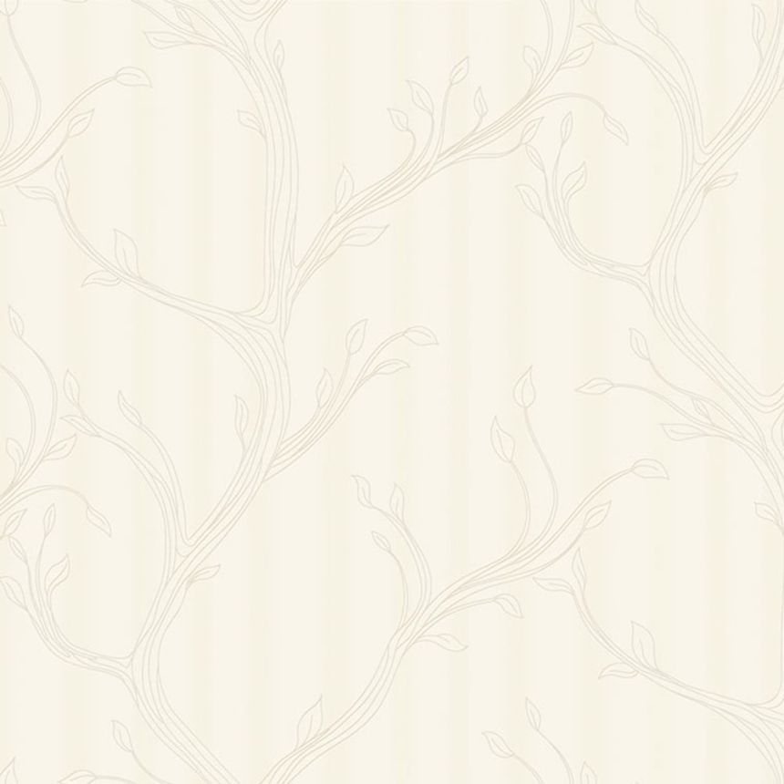Luxury Wallpaper, Cream, Leafy Branches, Z16717, Murella 100, Zambaiti Parati