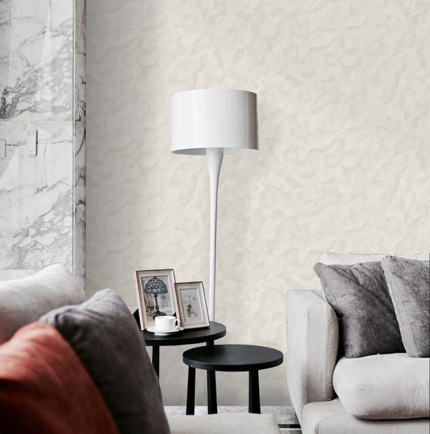 Luxury Wallpaper, Grey-Beige, Stucco, Z16730, Murella 100, Zambaiti Parati
