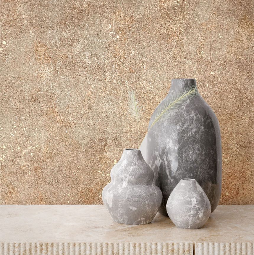 Wallpaper, Brown-Beige, Stucco, 34622, Terra, Marburg