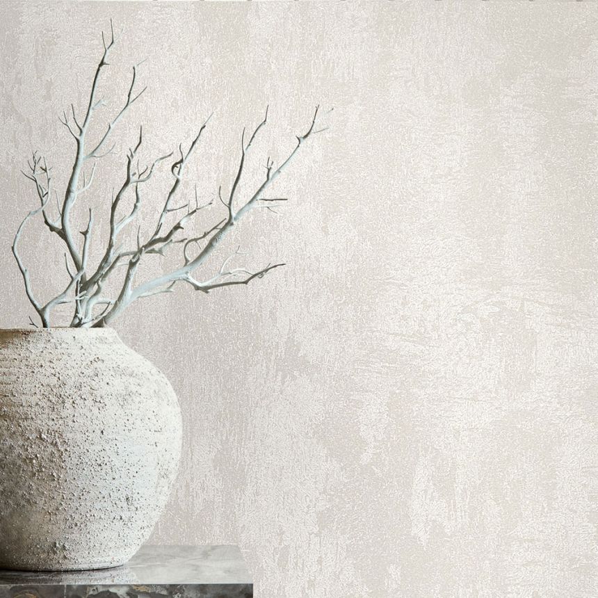 Wallpaper, white, stucco plaster, 34272, City Glow, City Romance, Marburg