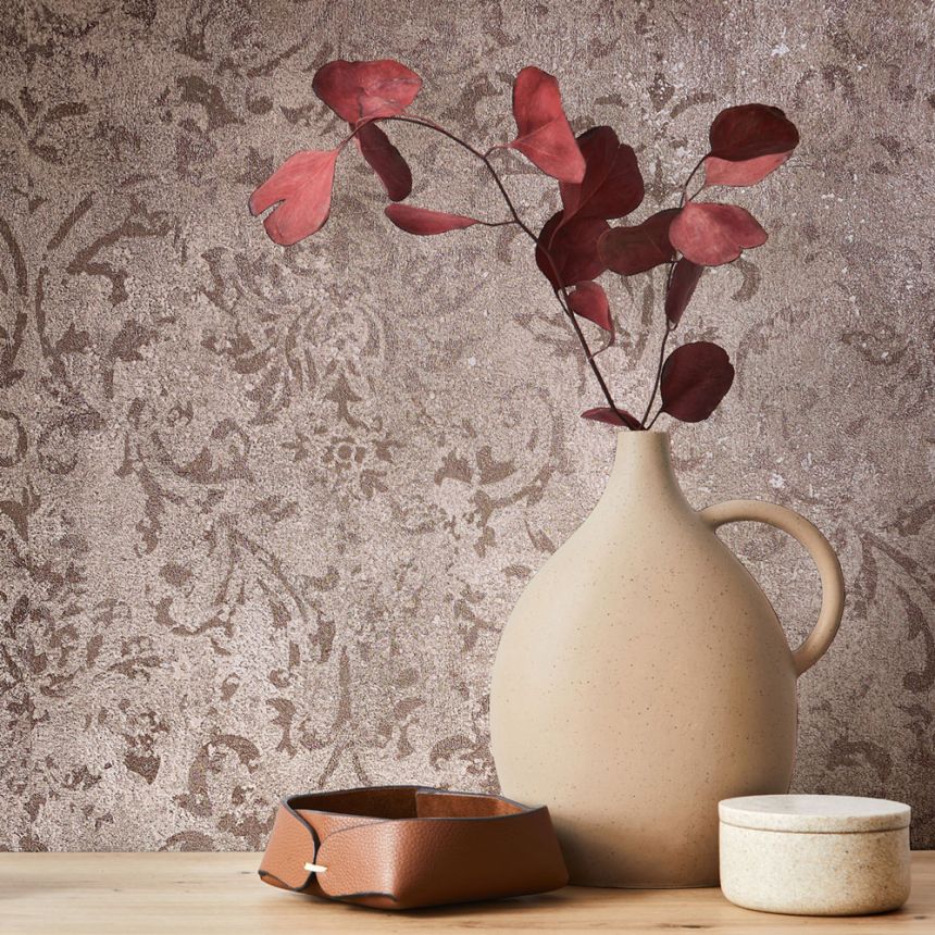 Wallpaper, Grey-Green, Graphic 3D Pattern, 34645, Terra, Marburg