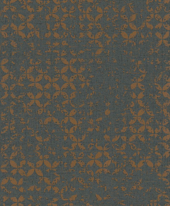 Wallpaper, black-bronze, geometric vintage pattern, 35119, City Romance, Marburg