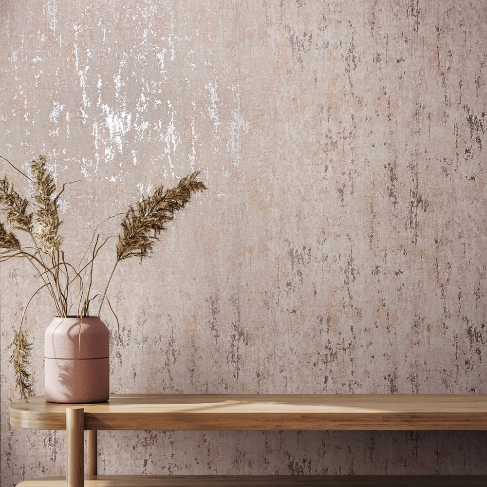 Wallpaper, beige-pink, stucco plaster, 35124, City Romance, Marburg